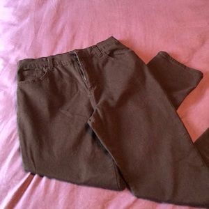 Like new!!! Ladies brown jeans